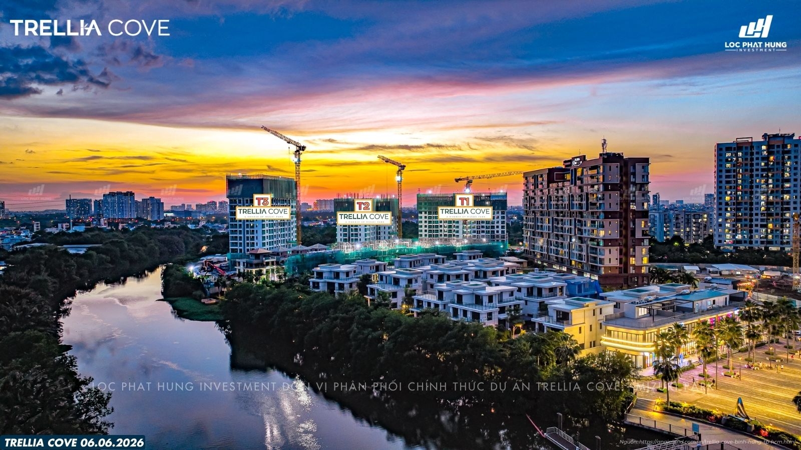 SDG Lộc Phát Hưng cập nhật tiến độ Trellia Cove 06.06.2026