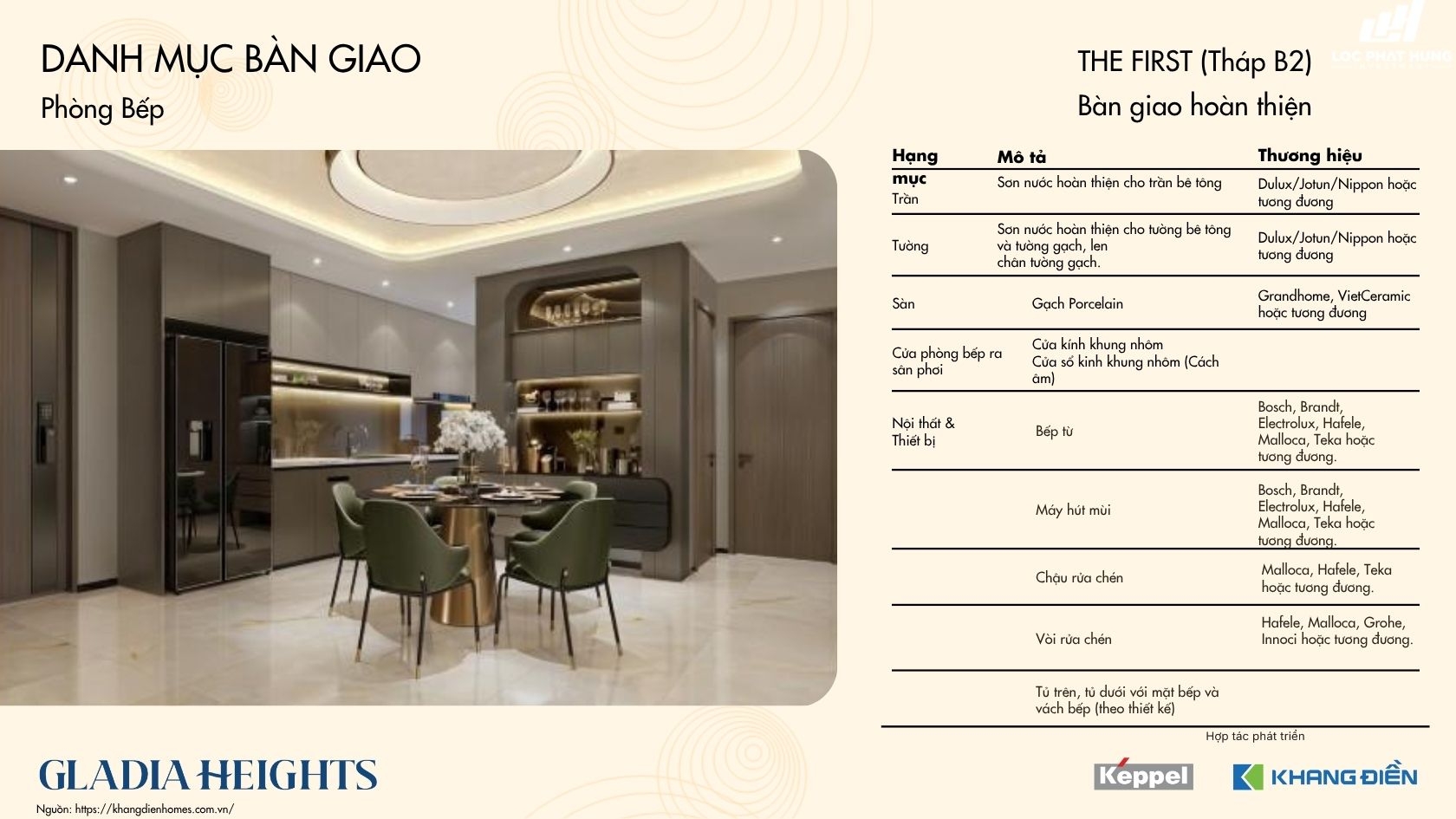 Tháp The First Căn Hộ Gladia Heights