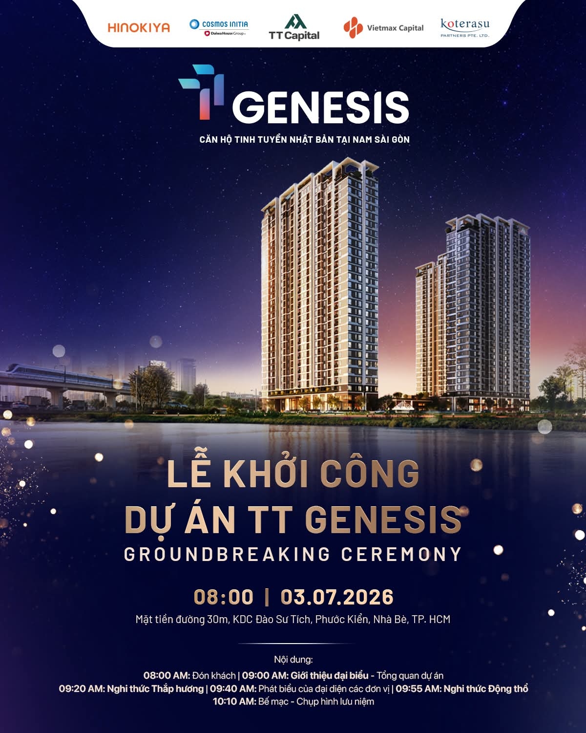 Lễ khởi công TT Genesis 