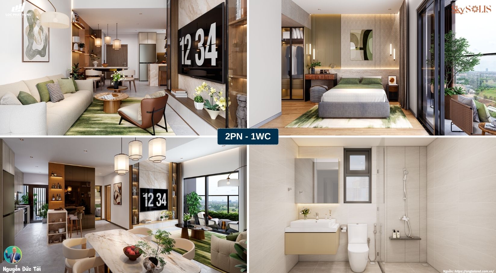 Nhà mẫu SkySolis 2PN-1WC