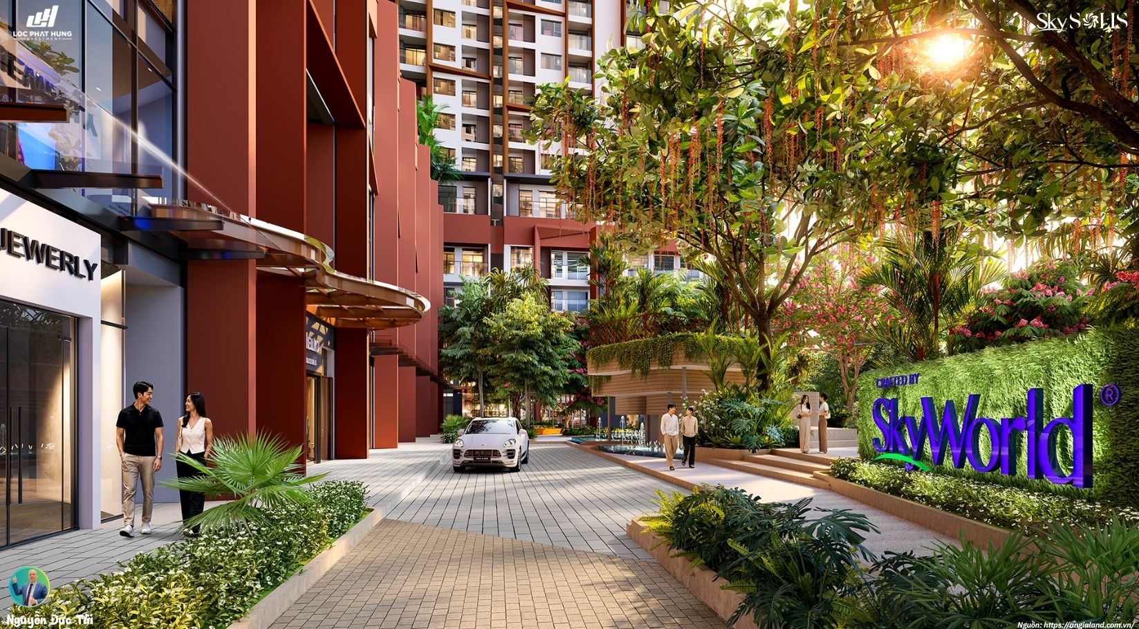 Shophouse khối đế thương mại SkySolis