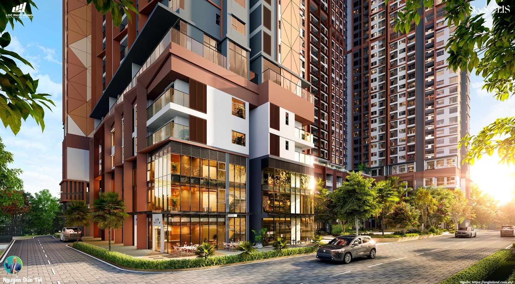Shophouse khối đế thương mại SkySolis