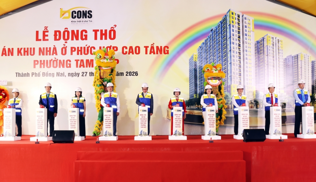 Sự kiện khởi công thúc đẩy Tiến Độ Xây Dựng Bcons Central Park