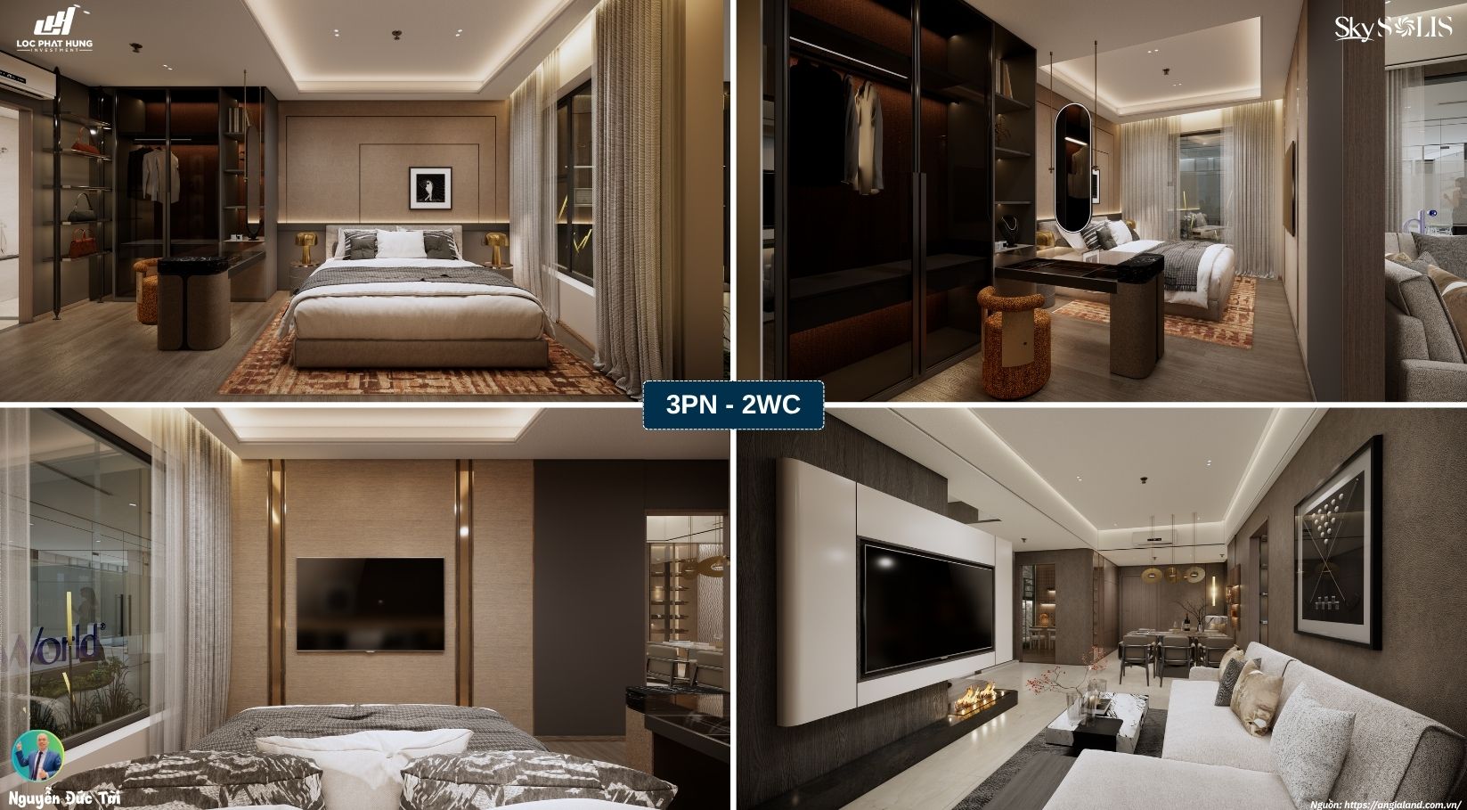 Nhà mẫu SkySolis 3WC-2PN