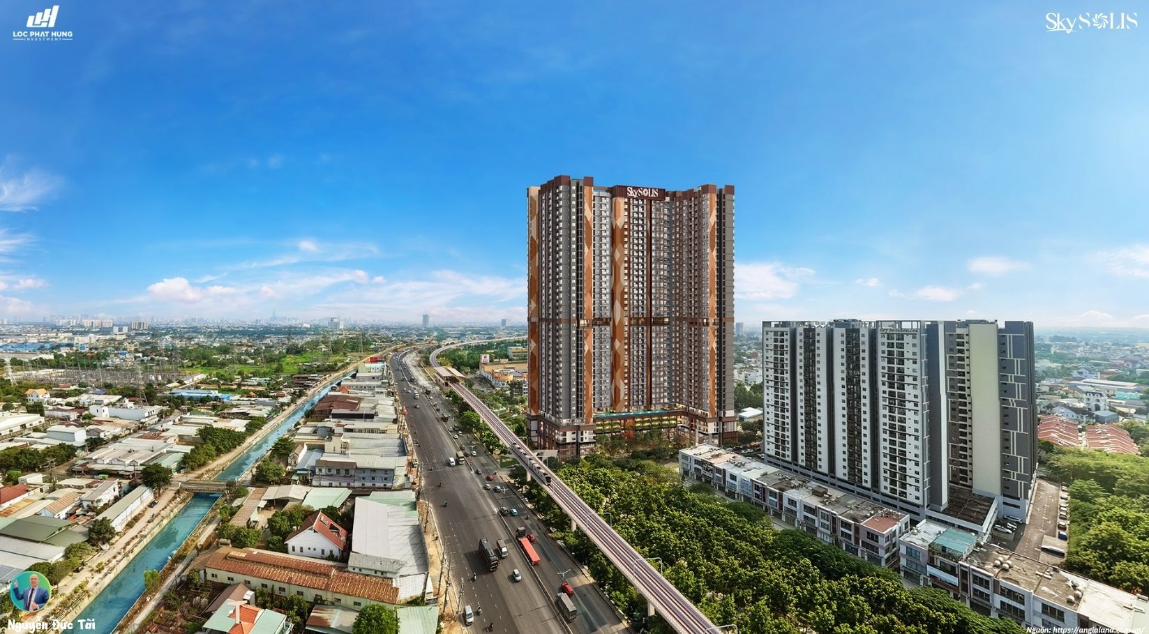Phối cảnh tổng thể Sky Solis