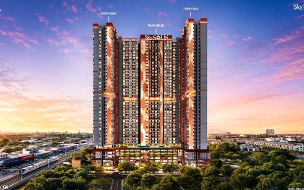 Phối cảnh tổng thể Sky Solis