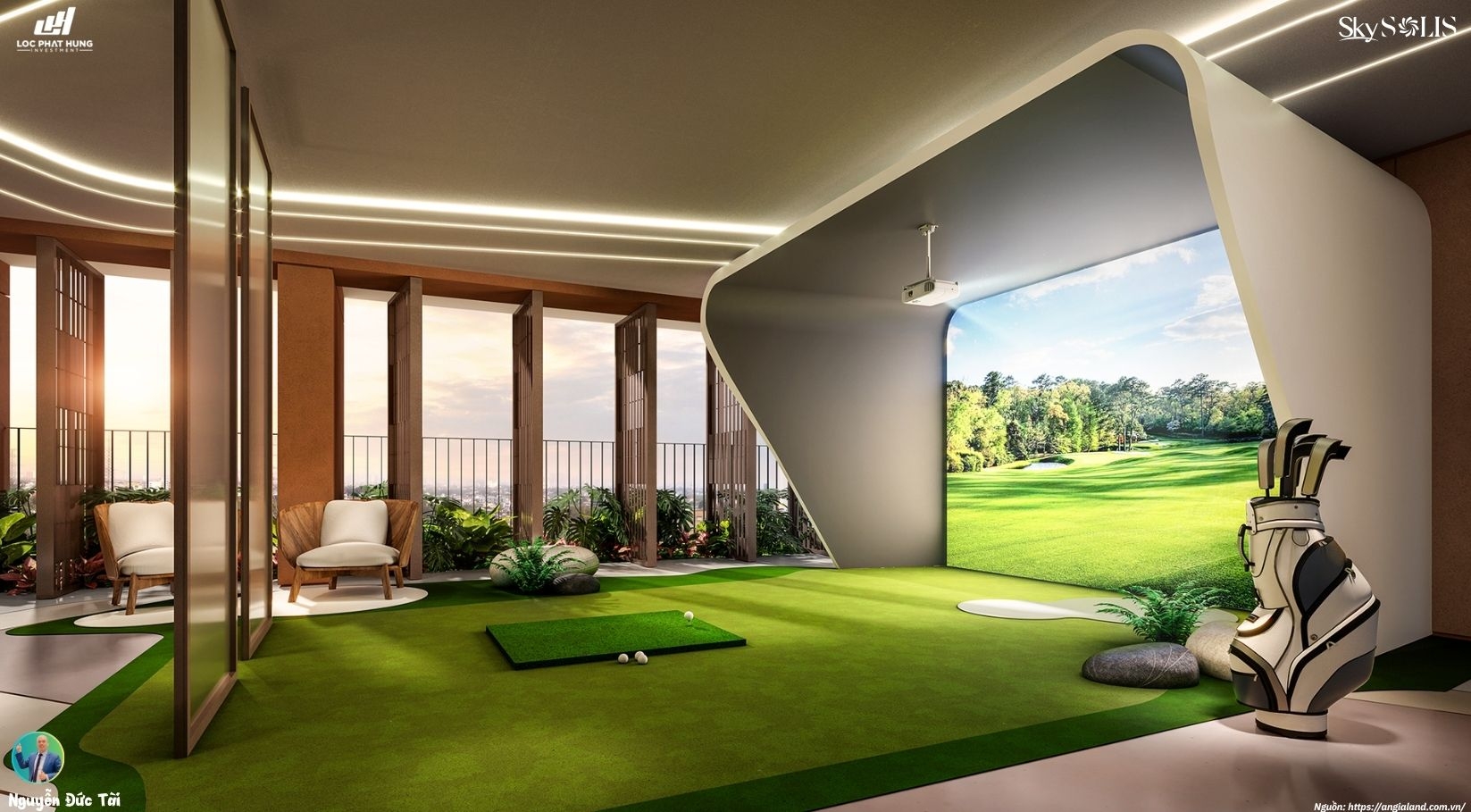 Phòng tập Golf 3D SkySolis