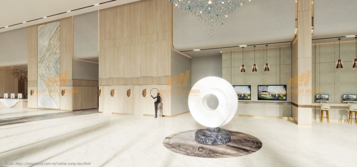 Sảnh đón 5 sao sang trọng và đẳng cấp của dự án Solina Vũng Tàu