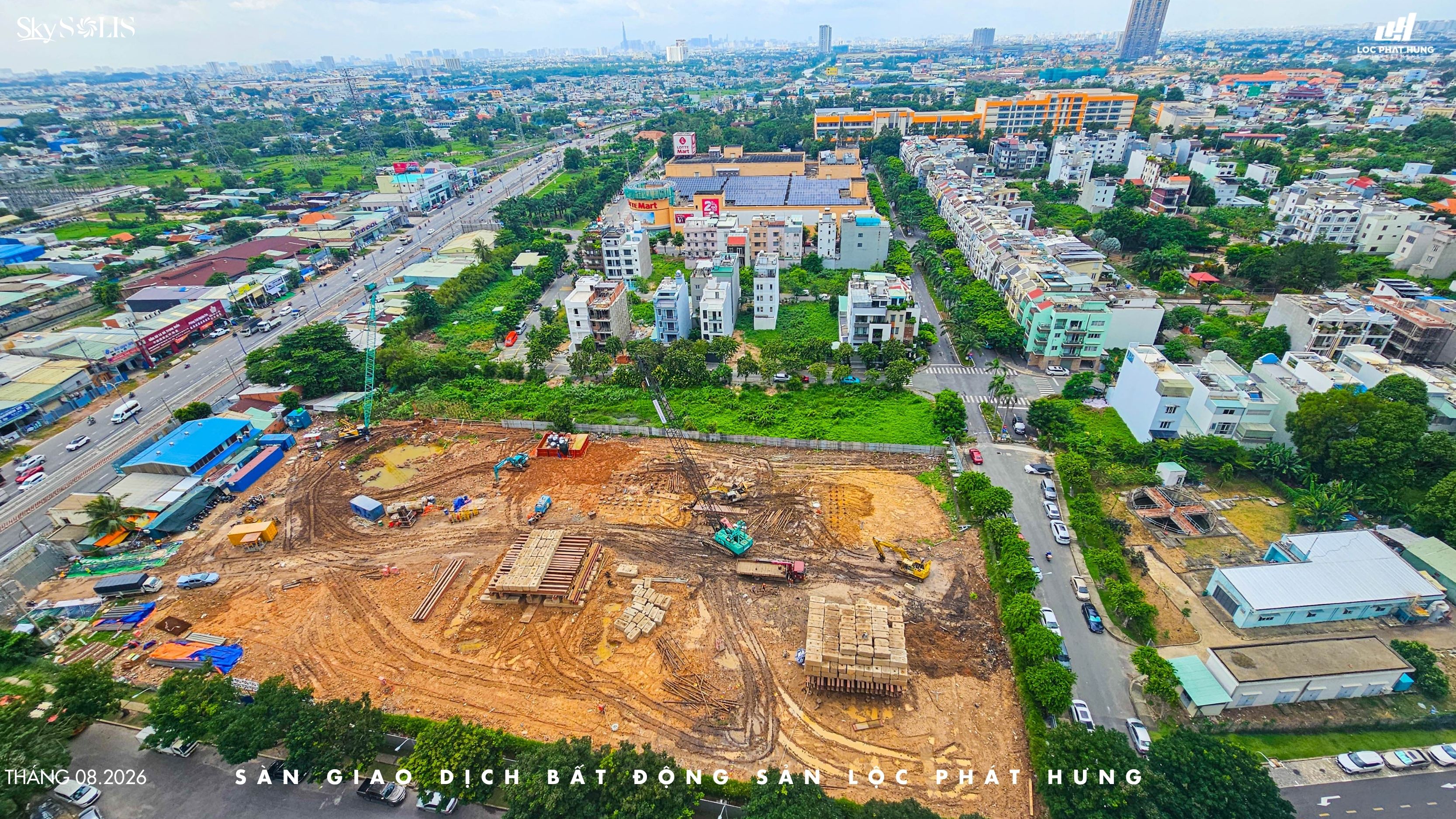 Tiến độ Sky Solis tháng 08.2026