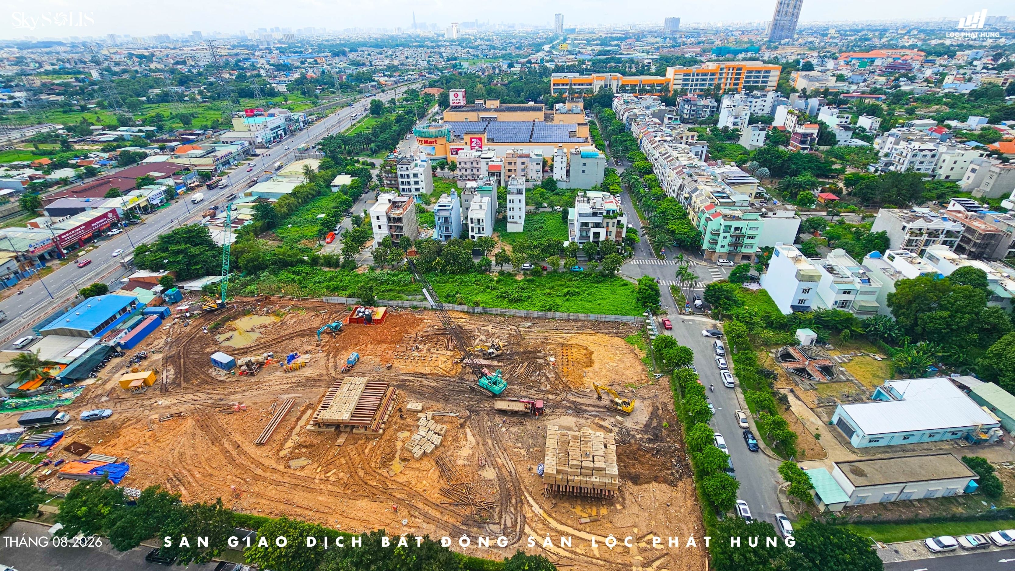 Tiến độ Sky Solis tháng 08.2026