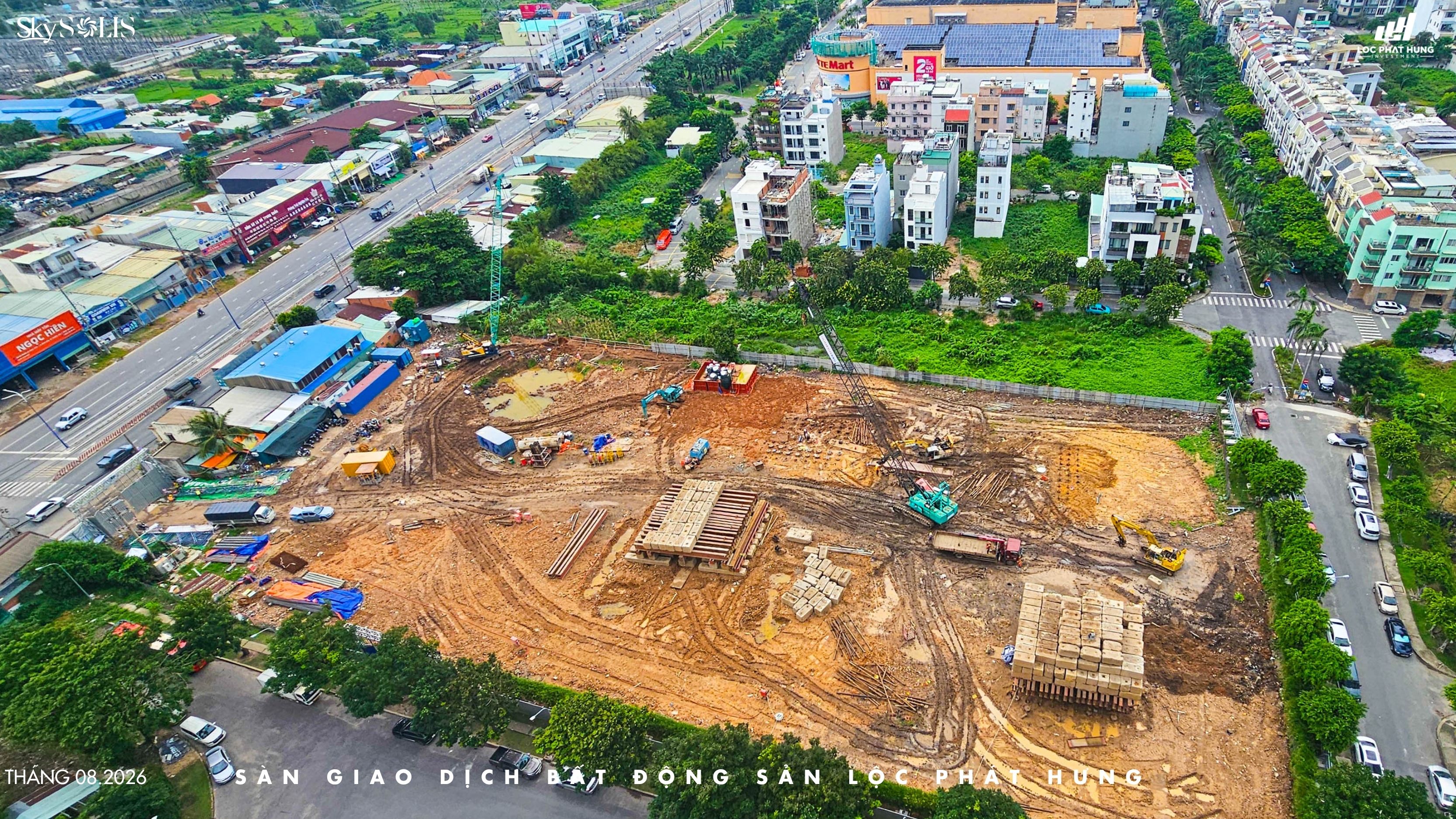 Tiến độ Sky Solis tháng 08.2026