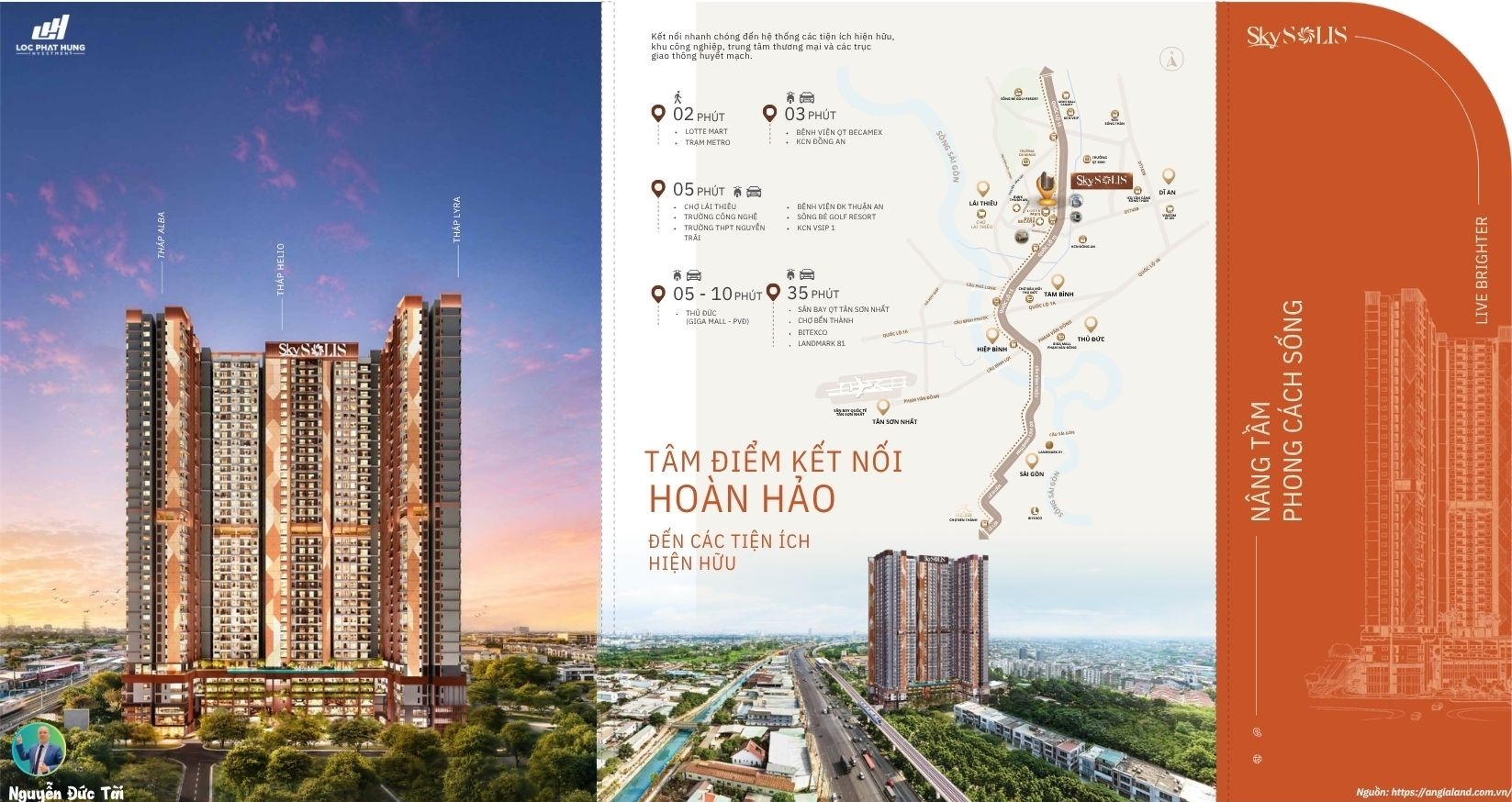 Vị trí kết nối giao thông SkySolis