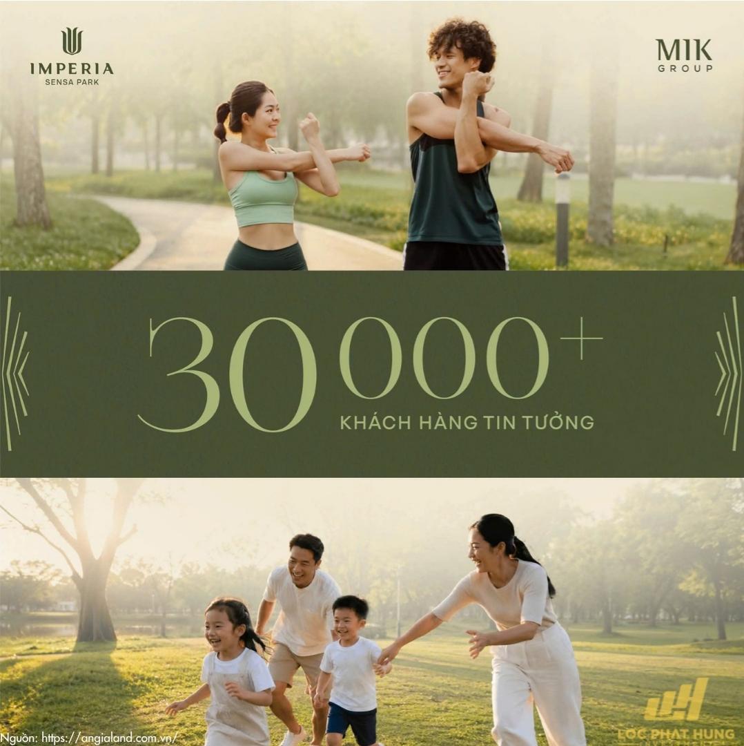 Hơn 30.000 khách hàng đồng hành cùng MIK Group và Imperia Sensa Park