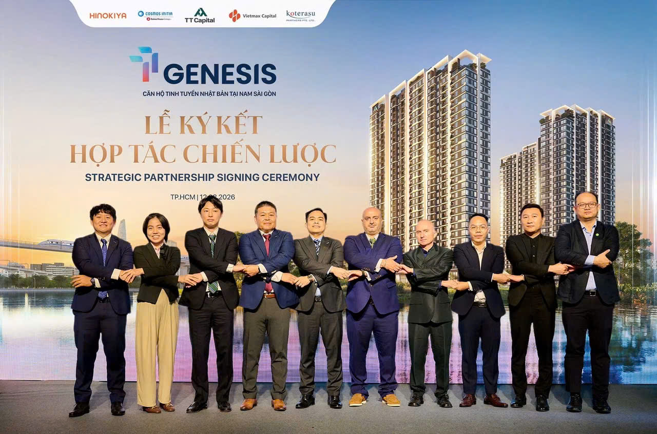Lễ ký kết hợp tác chiến lược dự án căn hộ chung cư TT Genesis Nam Sài Gòn