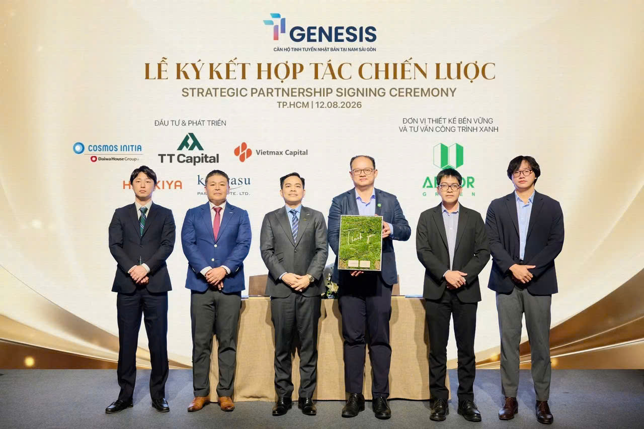 Lễ ký kết hợp tác chiến lược dự án căn hộ chung cư TT Genesis Nam Sài Gòn