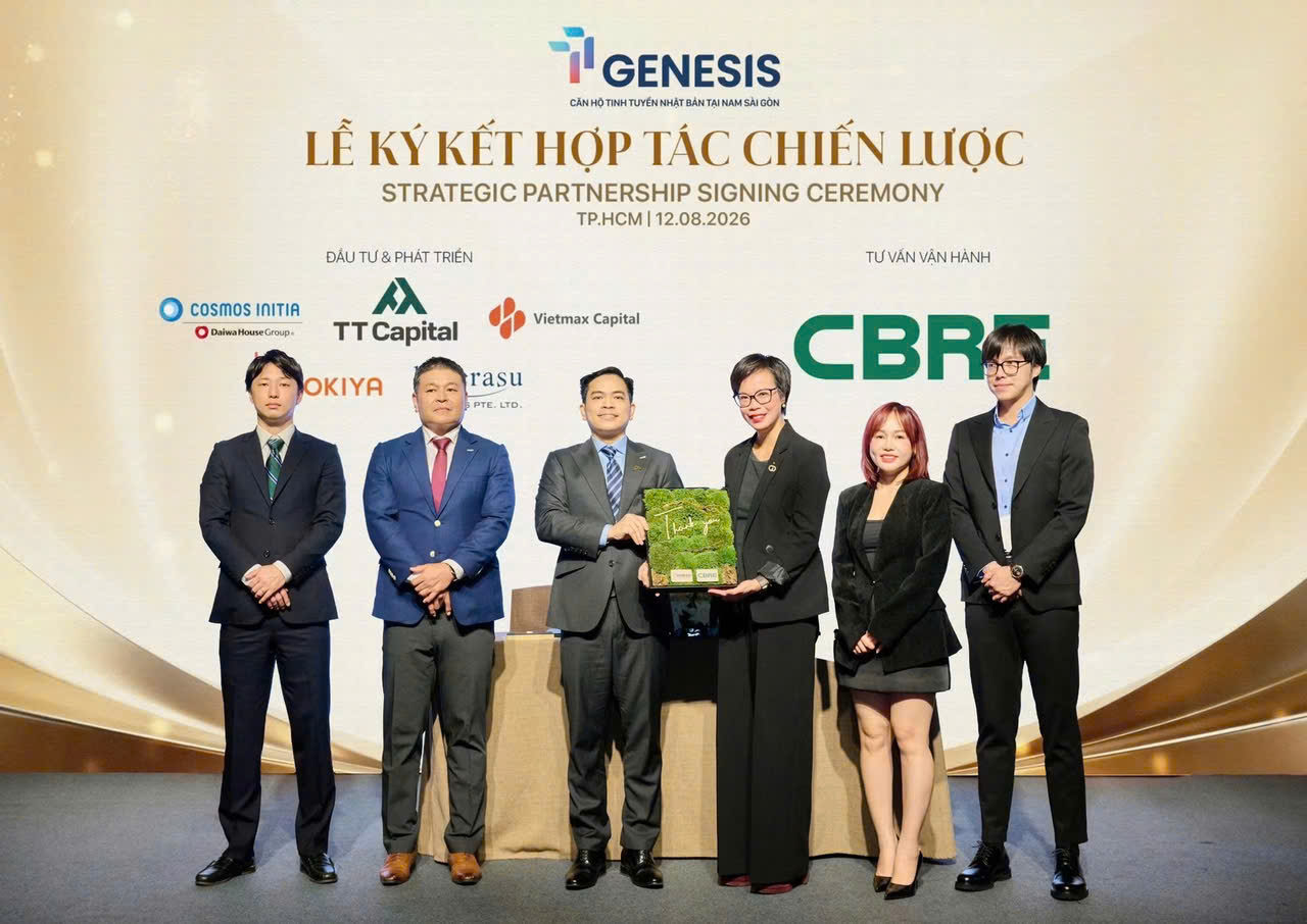 Lễ ký kết hợp tác chiến lược dự án căn hộ chung cư TT Genesis Nam Sài Gòn