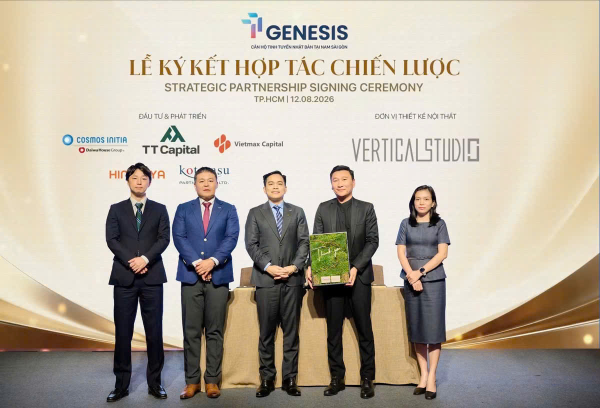 Lễ ký kết hợp tác chiến lược dự án căn hộ chung cư TT Genesis Nam Sài Gòn
