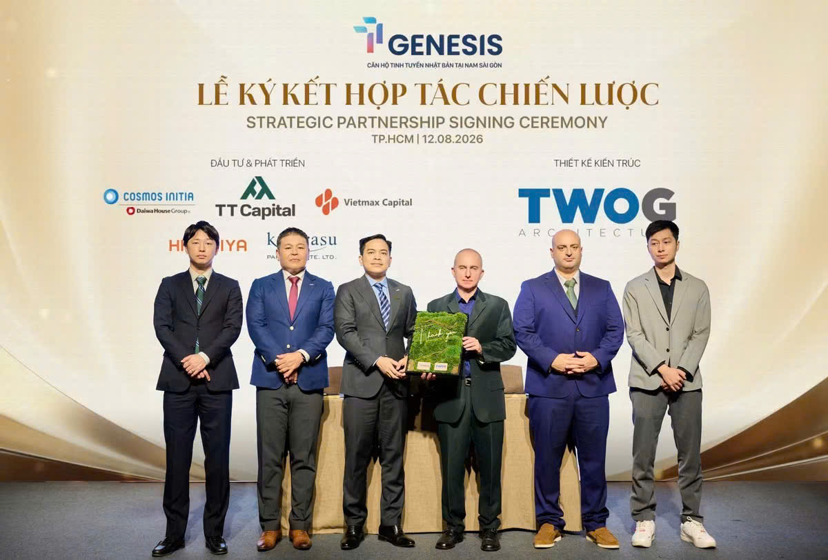Lễ ký kết hợp tác chiến lược dự án căn hộ chung cư TT Genesis Nam Sài Gòn