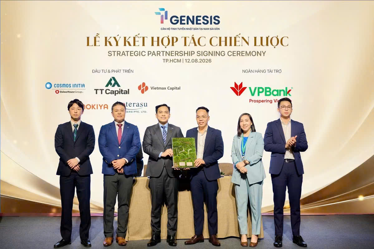 Lễ ký kết hợp tác chiến lược dự án căn hộ chung cư TT Genesis Nam Sài Gòn