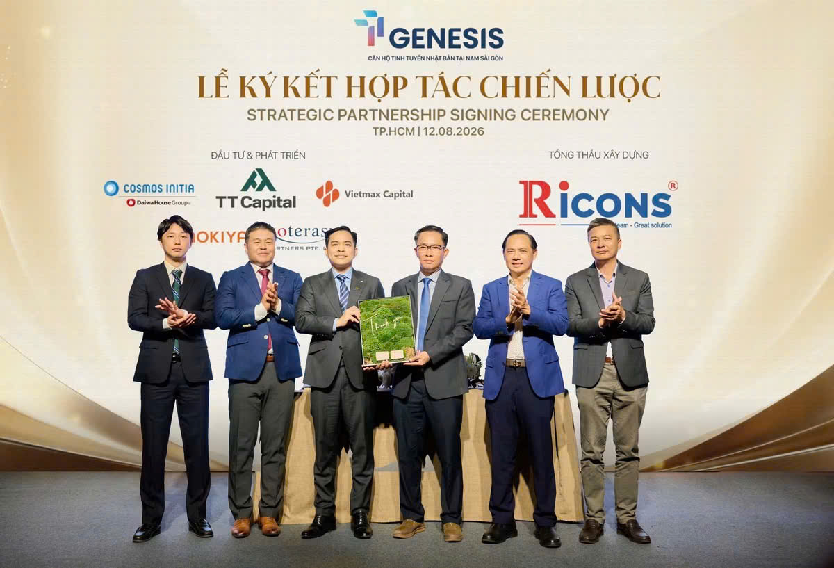 Lễ ký kết hợp tác chiến lược dự án căn hộ chung cư TT Genesis Nam Sài Gòn