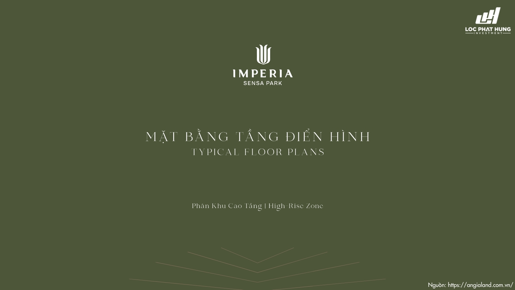 Mặt bằng tầng điển hình căn hộ chung cư Imperia Sensa Park