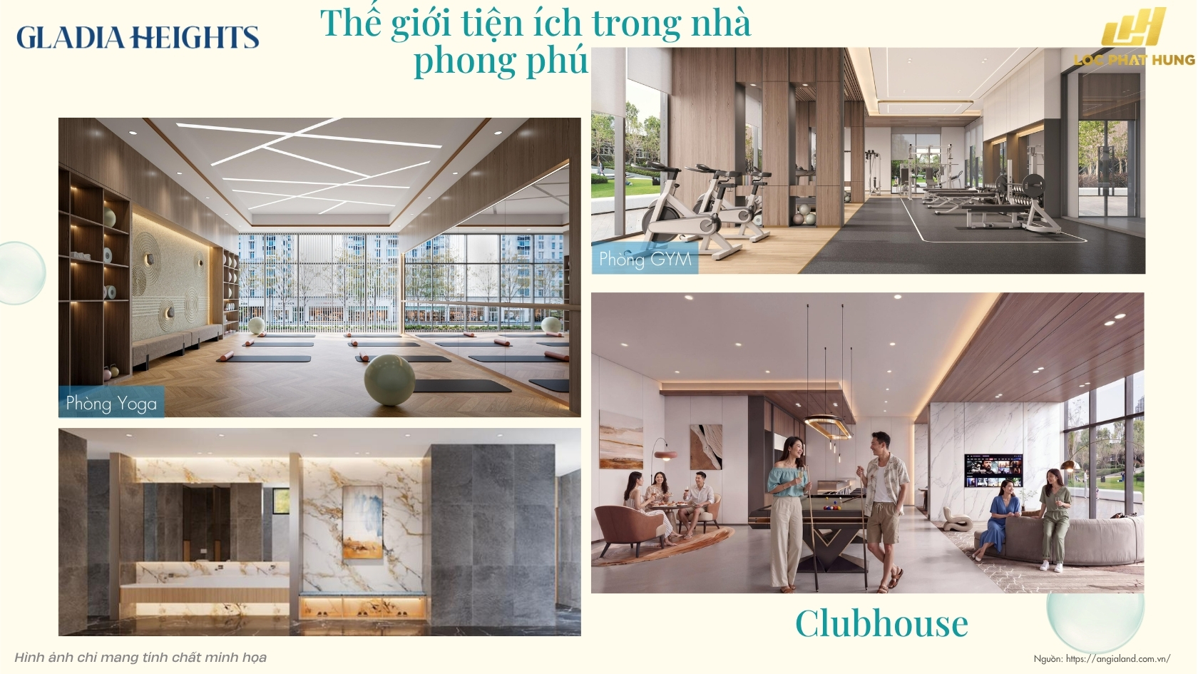 Hệ thống tiện ích nội khu đẳng cấp dự án Gladia Heights P.Bình Trưng