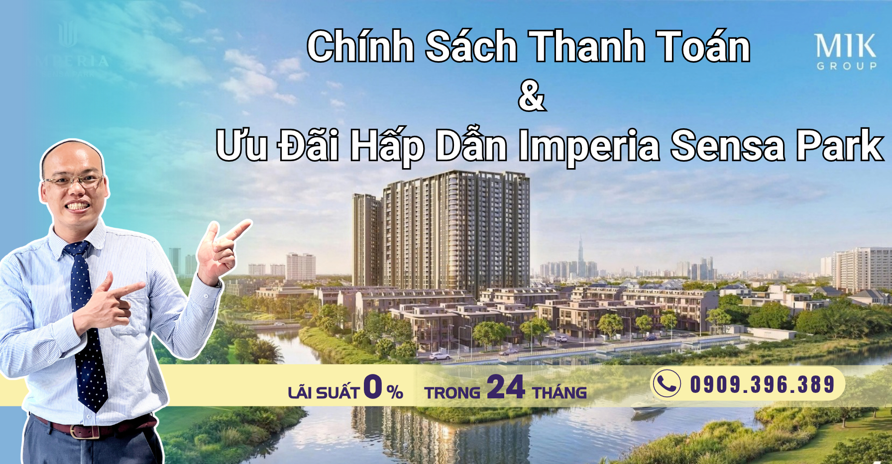 Phối cảnh tổng thể dự án căn hộ chung cư Imperia Sensa Park Thủ Đức MIK Group