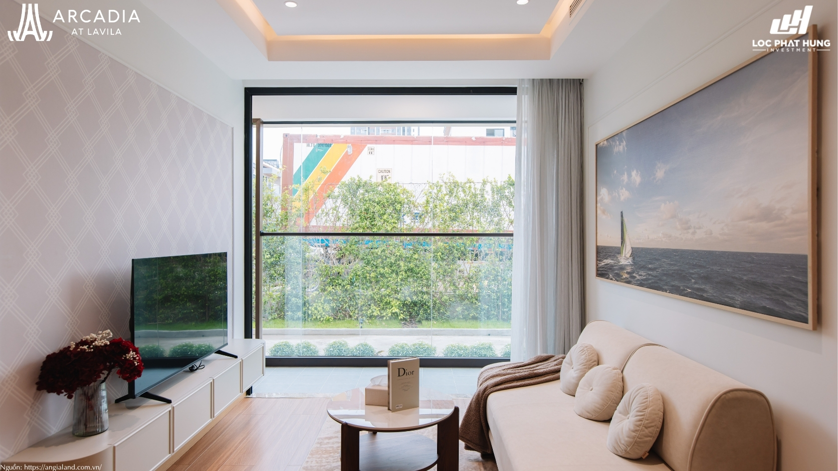 Nhà mẫu 2PN Harmonie căn hộ chung cư Arcadia at Lavila