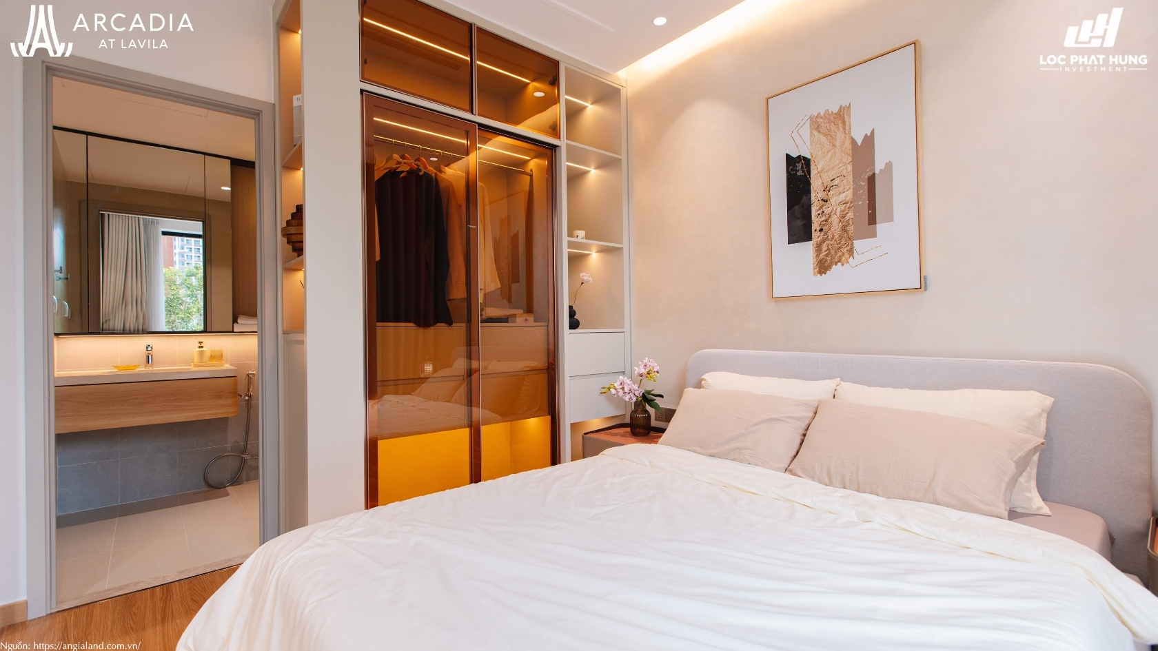 Nhà mẫu 2PN Harmonie căn hộ chung cư Arcadia at Lavila