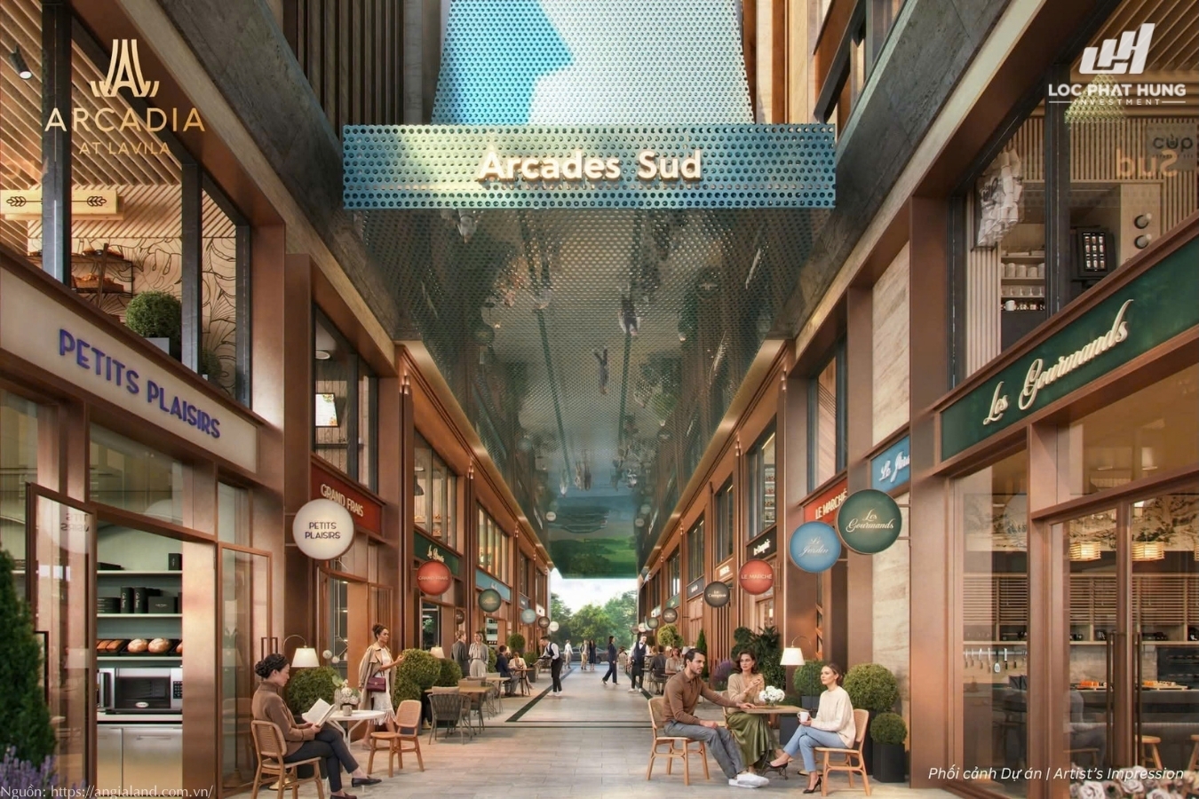 Phối cảnh hệ thống tiện ích cao cấp dự án Arcadia at Lavila