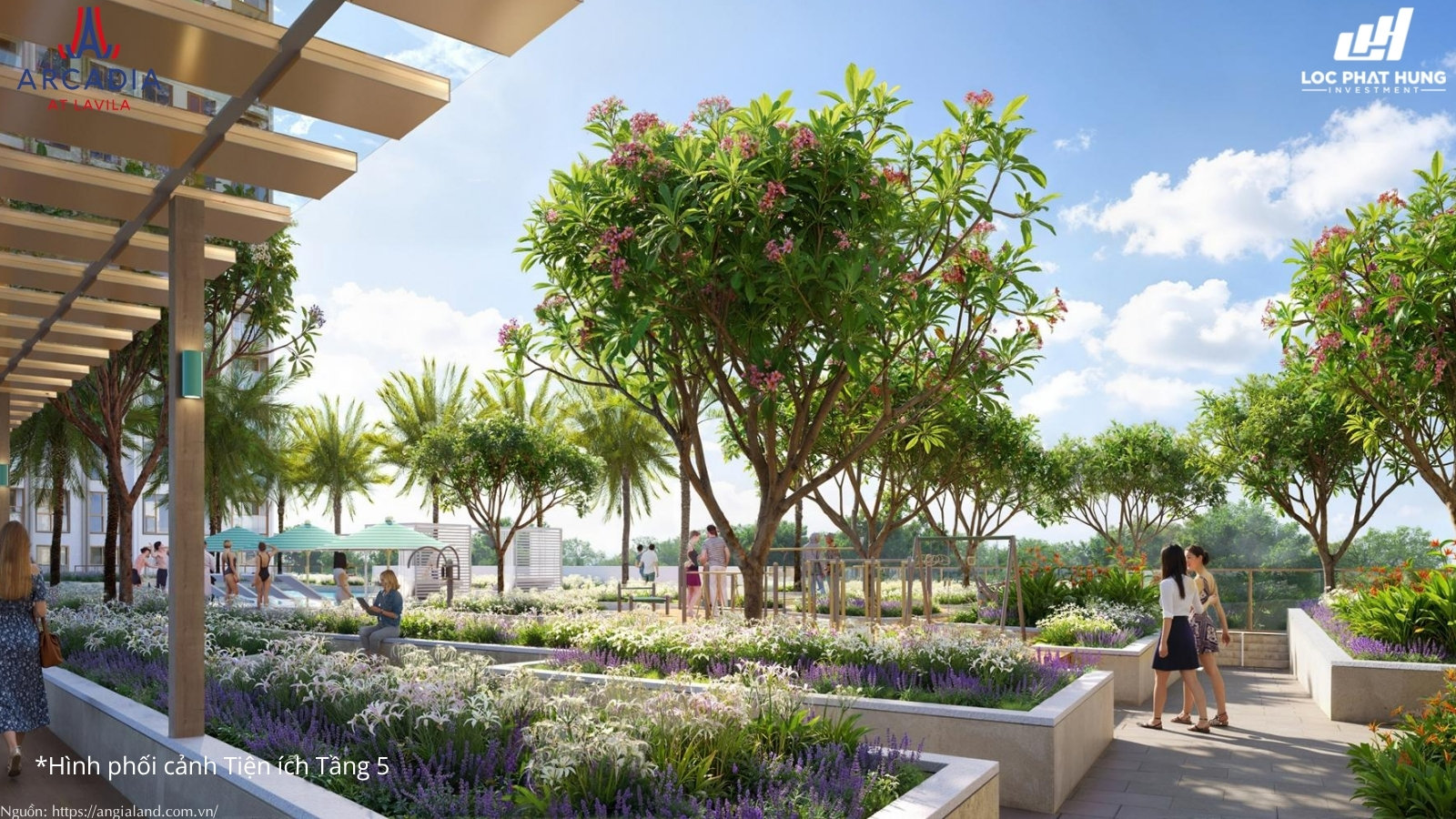Phối cảnh hệ thống tiện ích cao cấp dự án Arcadia at Lavila