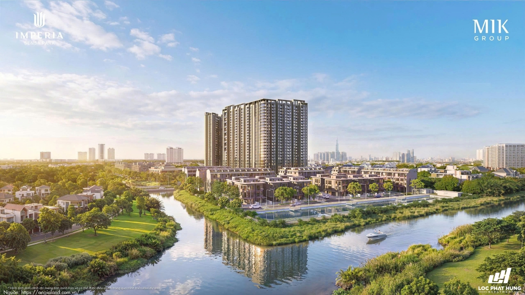 Phối cảnh kiến trúc tổng thể dự án Imperia Sensa Park TP Thủ Đức