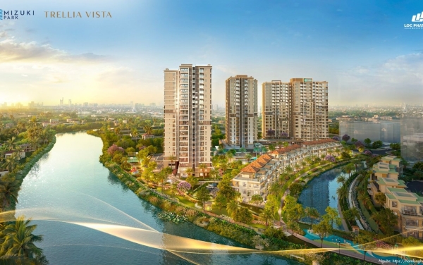 Phối cảnh tổng thể dự án Trellia Vista