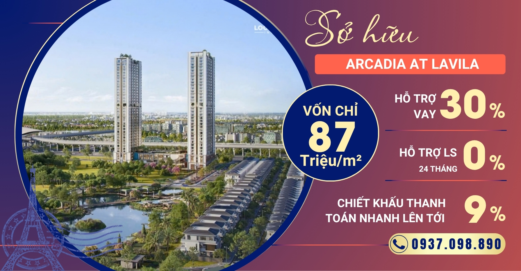 Thumnail dự án căn hộ Arcadia at Lavila Nhà Bè