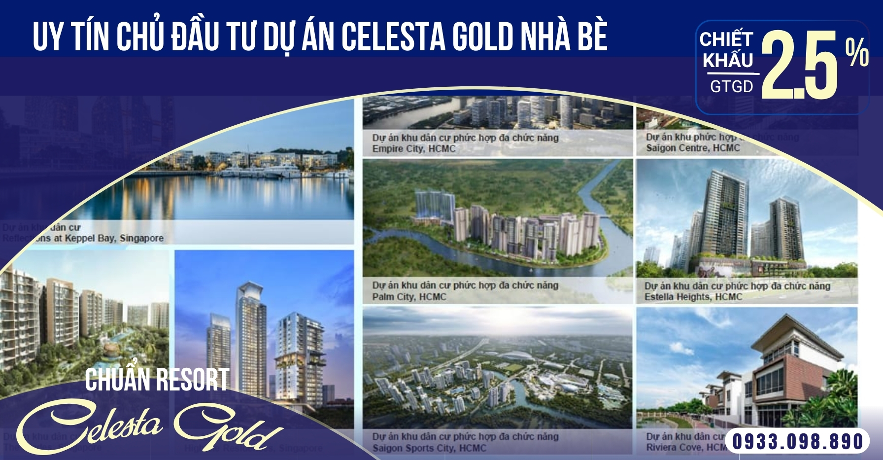 Phối cảnh thiết kế tổng thể kiến trúc và tiện ích dự án Celesta Gold