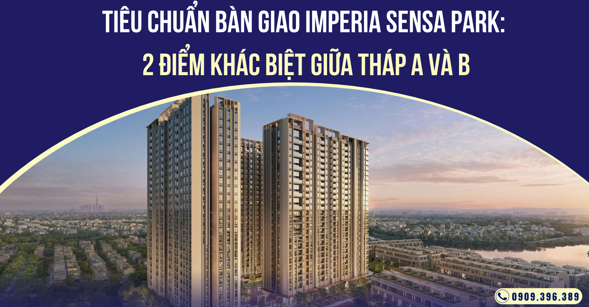Phối cảnh tổng thể dự án căn hộ chung cư Imperia Sensa Park Thủ Đức MIK Group