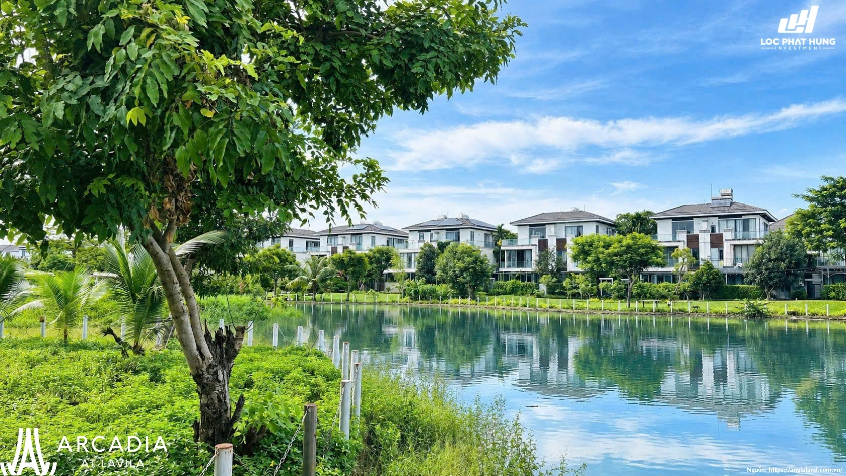 Đường bờ sông và 4,2 ha công viên tại dự án Arcadia at Lavila