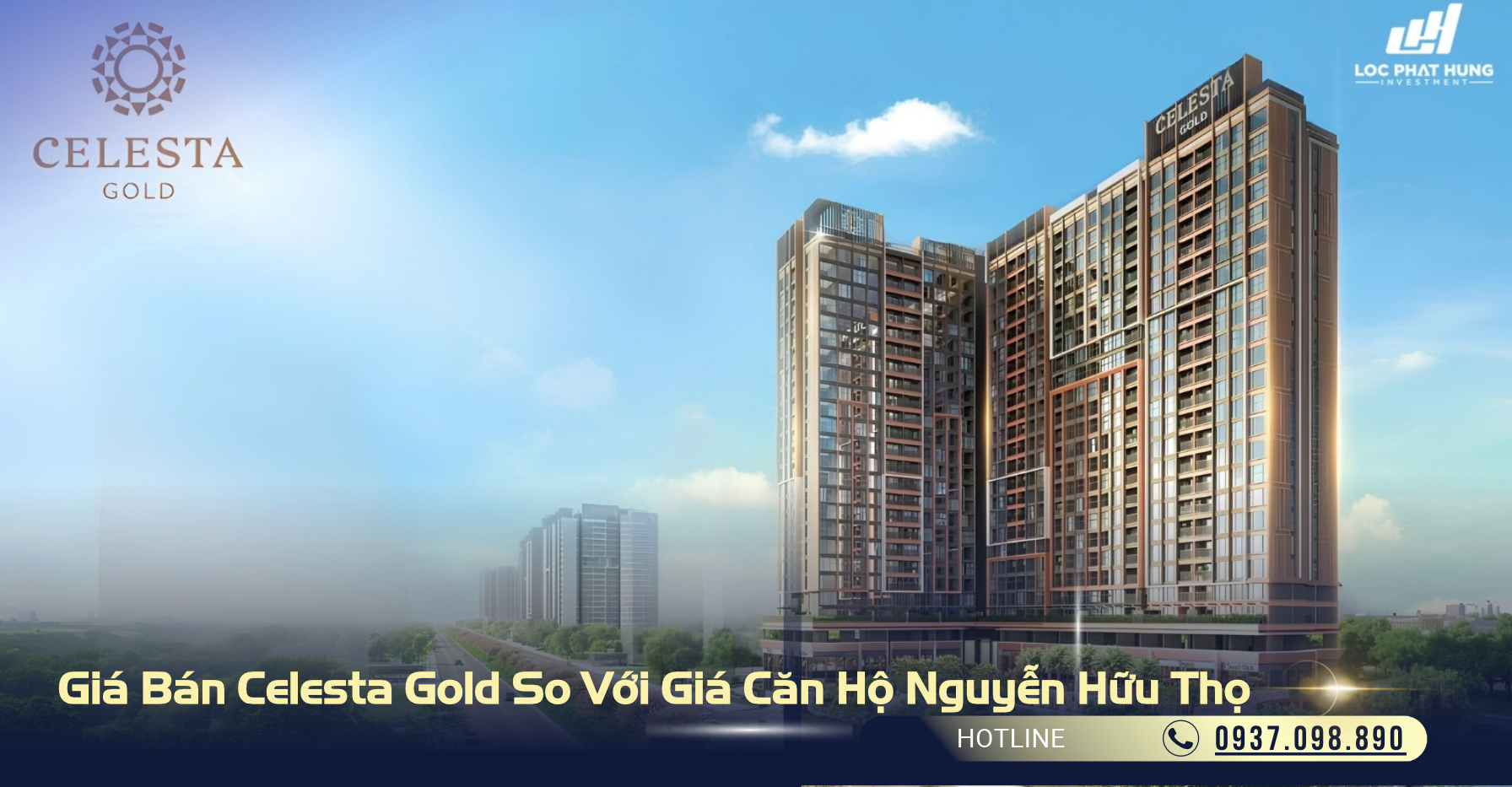 Phối cảnh thiết kế tổng thể kiến trúc và tiện ích dự án Celesta Gold