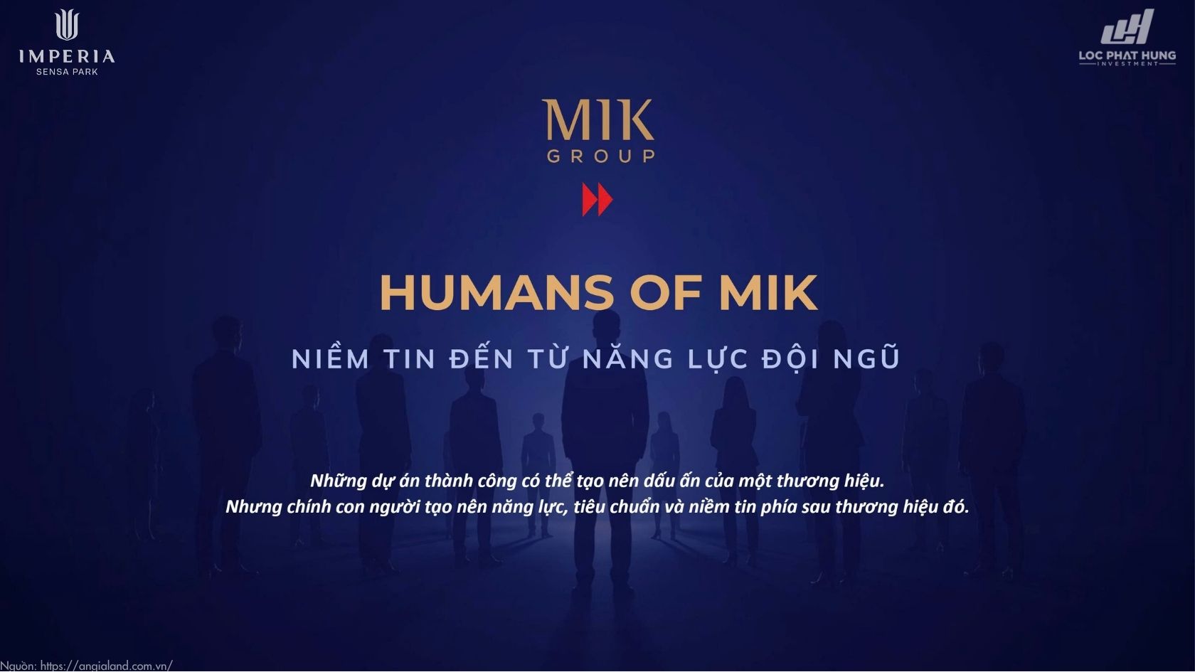 Năng lực đội ngũ phát triển dự án Imperia Sensa Park