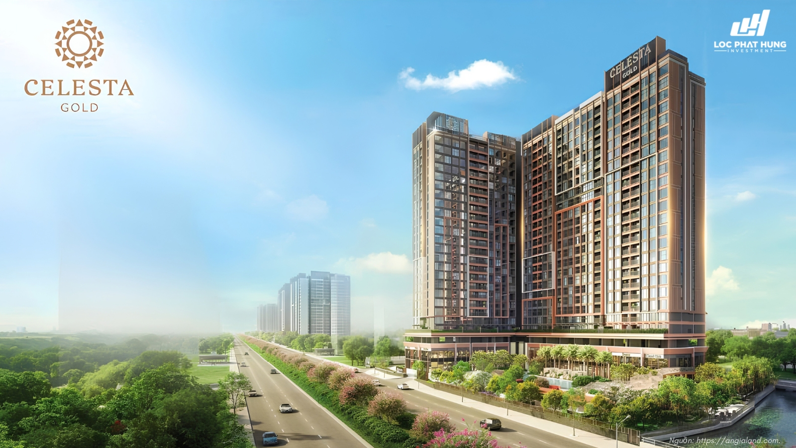Phối cảnh dự án căn hộ chung cư Celesta Gold Nhà Bè