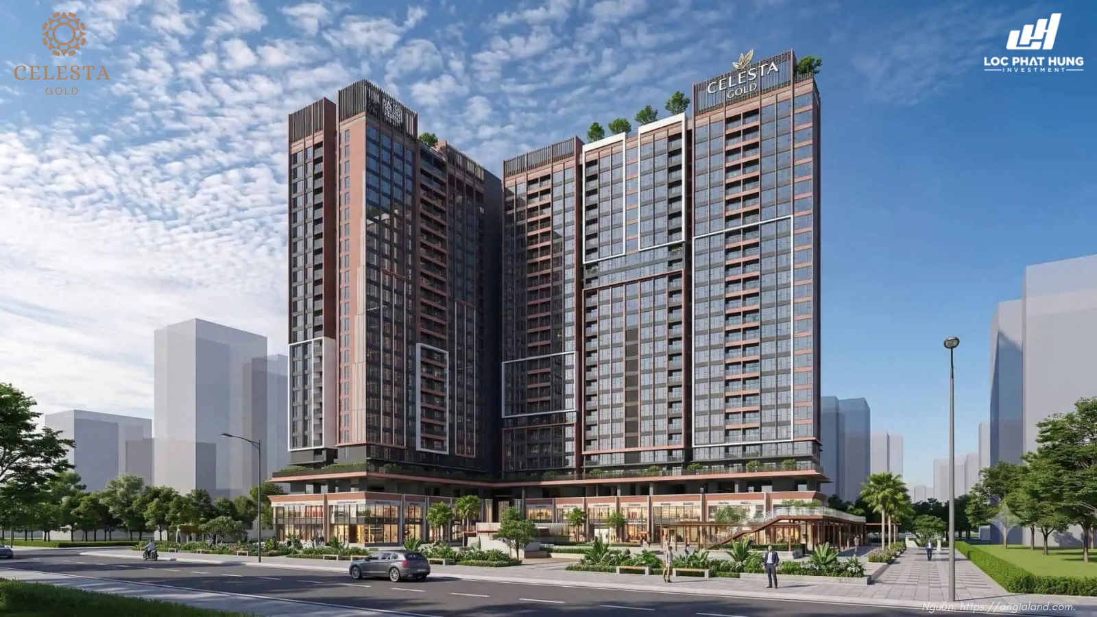 Phối cảnh dự án căn hộ chung cư Celesta Gold Nhà Bè