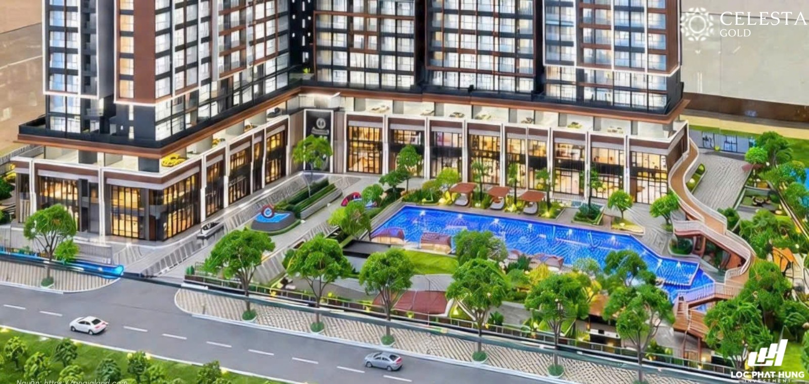 Sa bàn dự án căn hộ chung cư Celesta Gold