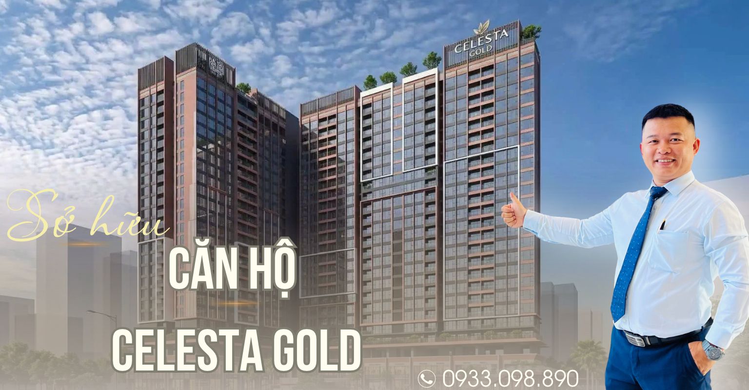 Phối cảnh thiết kế tổng thể kiến trúc và tiện ích dự án Celesta Gold