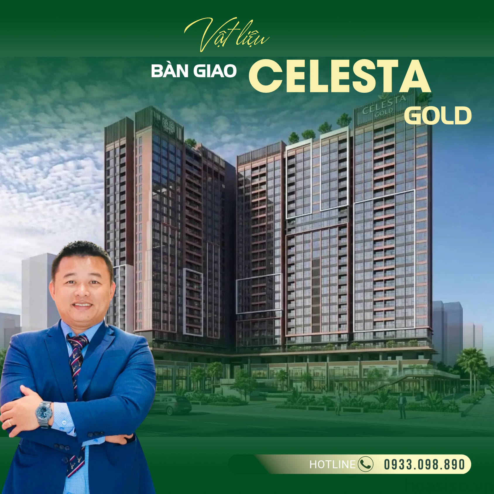 Phối cảnh thiết kế tổng thể kiến trúc và tiện ích dự án Celesta Gold