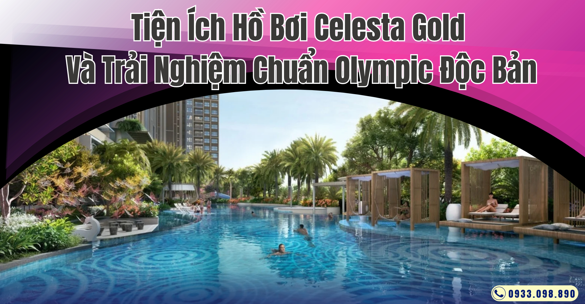 Phối cảnh thiết kế tổng thể kiến trúc và tiện ích dự án Celesta Gold
