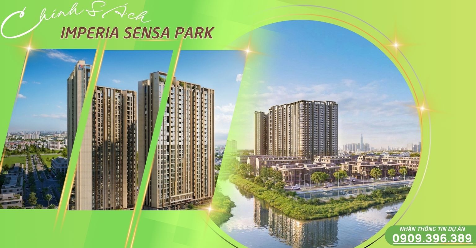 Phối cảnh kiến trúc tổng thể dự án Imperia Sensa Park TP Thủ Đức
