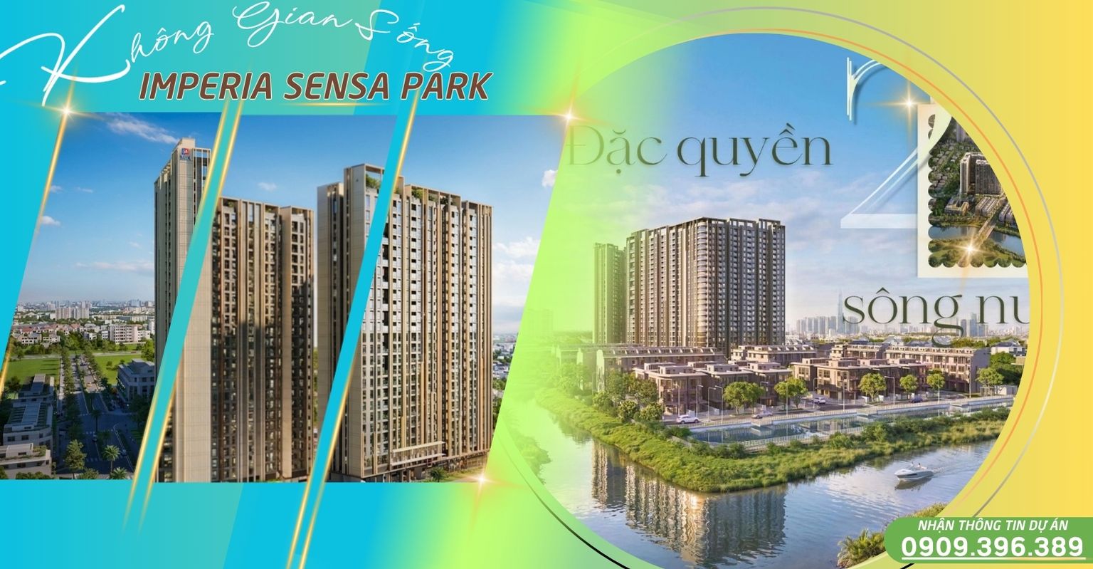 Phối cảnh kiến trúc tổng thể dự án Imperia Sensa Park TP Thủ Đức