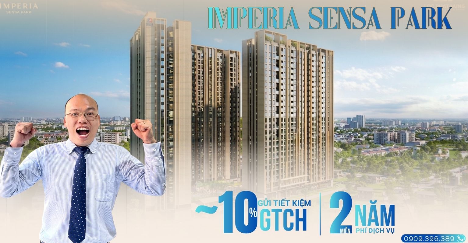 Phối cảnh kiến trúc tổng thể dự án Imperia Sensa Park TP Thủ Đức